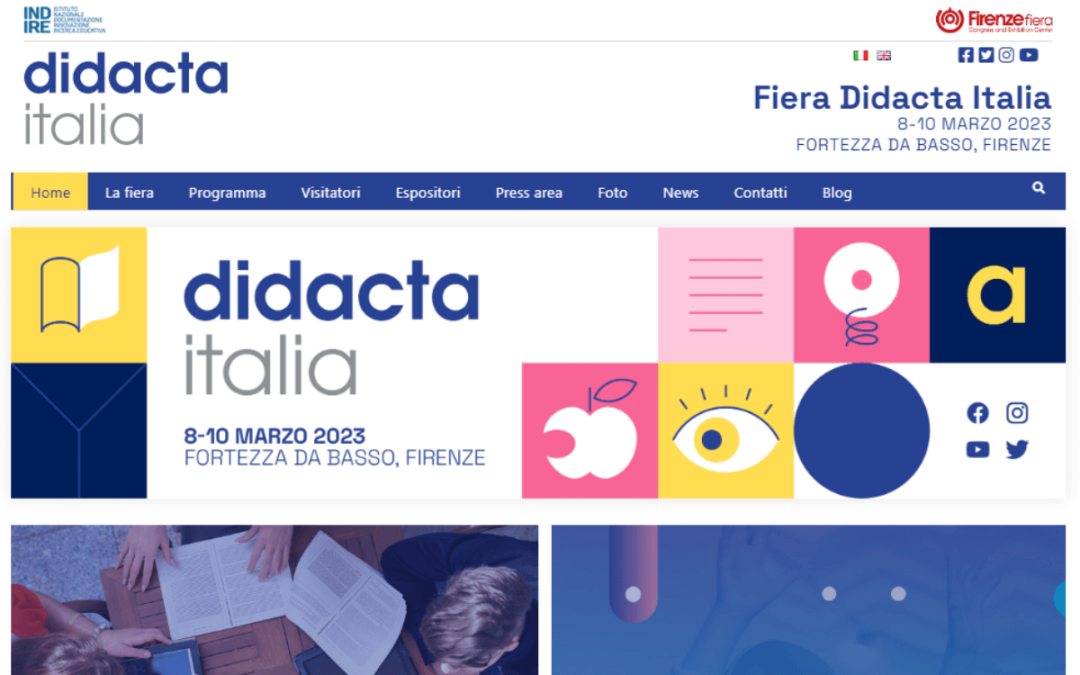Fiera Didacta Italia: l’istituto Comprensivo presente con l’Associazione Nazionale dei Pedagogisti Italiani (ANPE)
